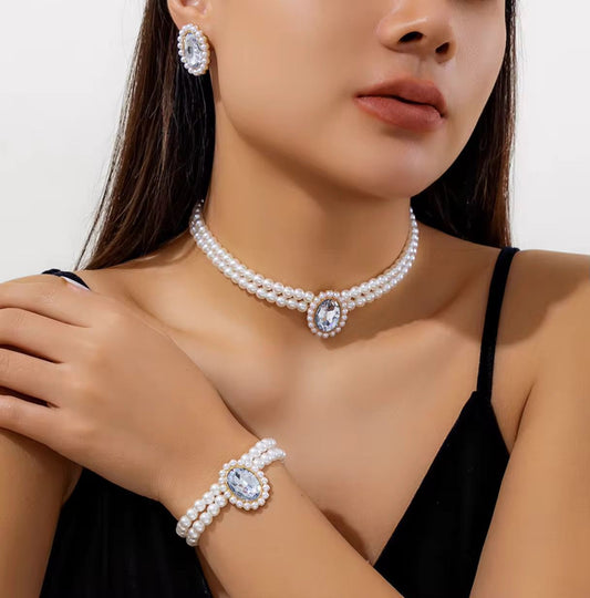 Ensemble Bijoux de Luxe 3 Pièces KISSWIFE